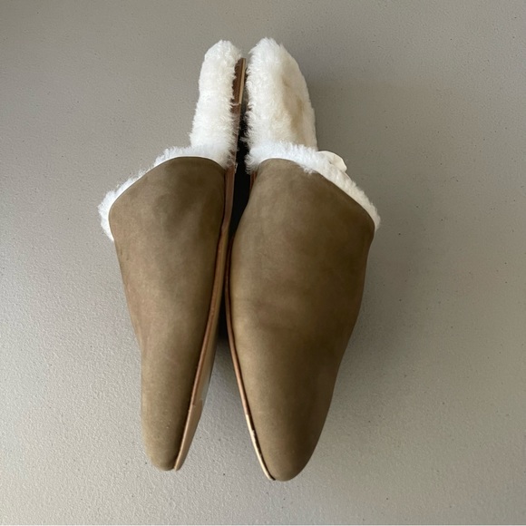 JENNI KAYNE Shearling Lined Mule SlipOn Laurel Women's Flats Size EU41 US10.5-11 - Picture 10 of 11